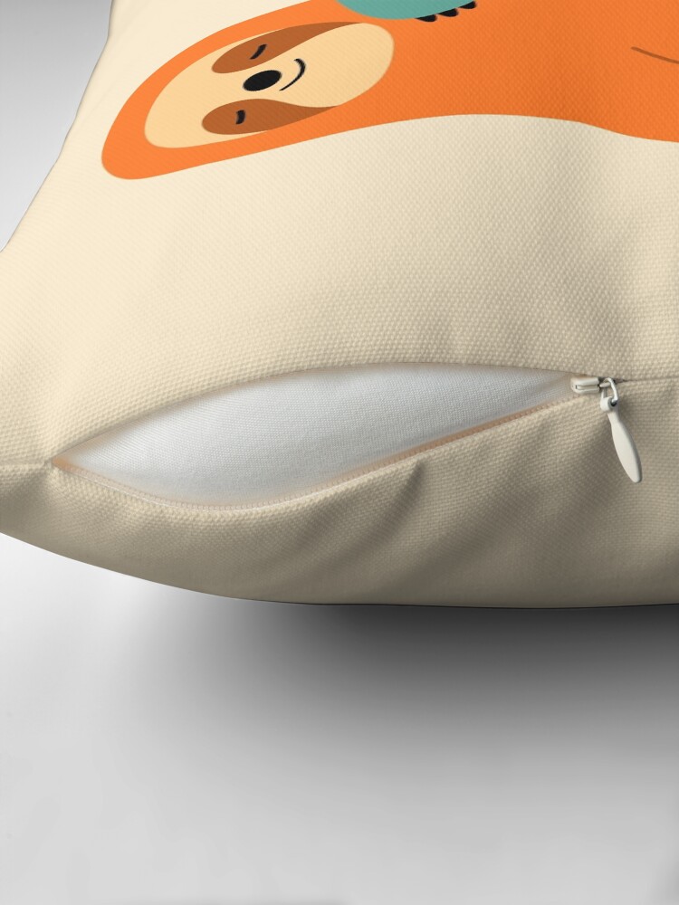 Thumbnail 2 of 4, Pillow, Being Lazy designed and sold by AndyWestface.