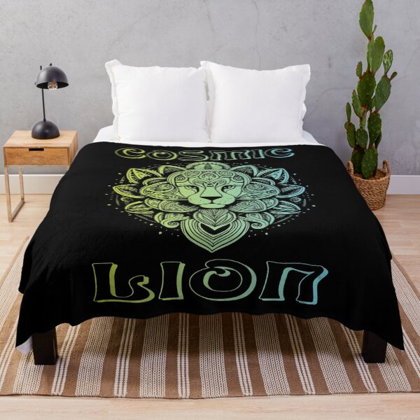 Item preview, Cosmic Lion - Cyan designed and sold by Soulemotion.