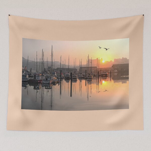 Item preview, Scarborough Harbour Sunset designed and sold by Alisonchambers2.