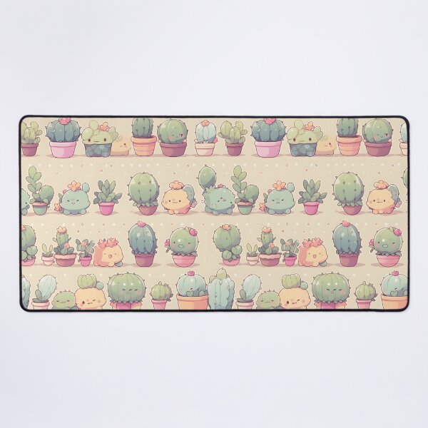 Item preview, Adorable Cute Happy Smiling Cactus Kawaii Pretty Cactusses Pattern designed and sold by 18tokwa.