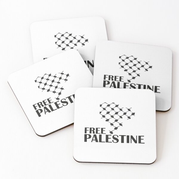 Item preview, Free Palestine | Black & White Kuffiya  designed and sold by Qantara Art Gallery.