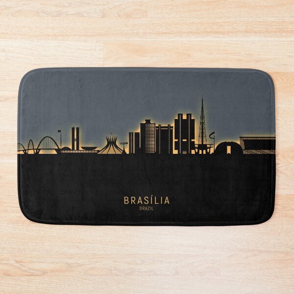 Artikelvorschau, Brasilia Brazil Skyline entworfen und verkauft von ArtPrints.