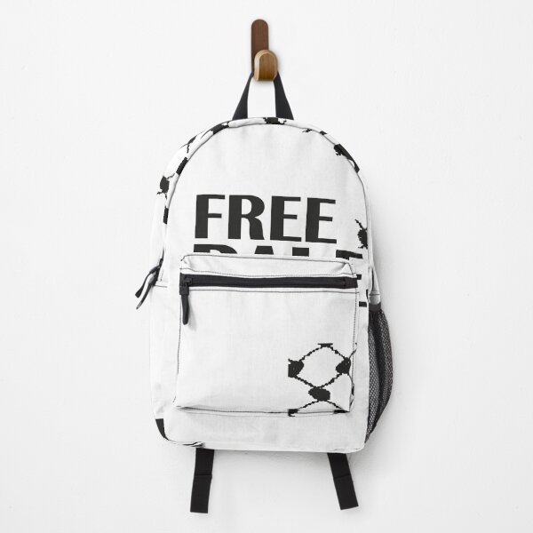 Item preview, Free Palestine | Black & White Kuffiya designed and sold by Qantara Art Gallery.
