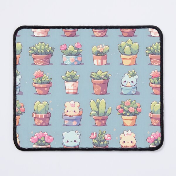 Artikelvorschau, Cute Cactus Kawaii Pretty Cactusses Plants Pattern Kawaii  entworfen und verkauft von 18tokwa.