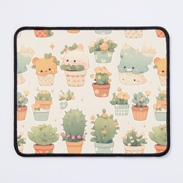Artikelvorschau, Kawaii Adorable Cactus Kawaii Pretty Cactusses Pattern entworfen und verkauft von 18tokwa.