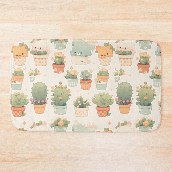Item preview, Kawaii Adorable Cactus Kawaii Pretty Cactusses Pattern designed and sold by 18tokwa.