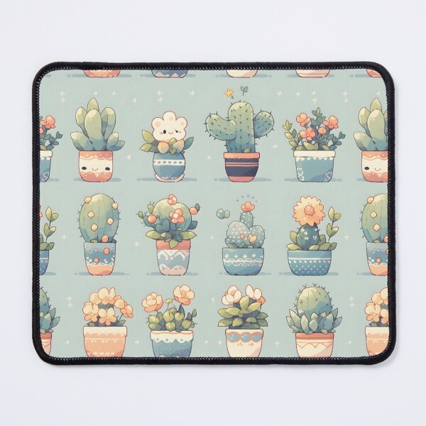 Item preview, Kawaii Adorable Cactus Kawaii Pretty Cactusses Pattern designed and sold by 18tokwa.