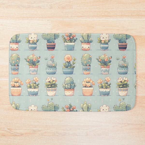Item preview, Kawaii Adorable Cactus Kawaii Pretty Cactusses Pattern designed and sold by 18tokwa.