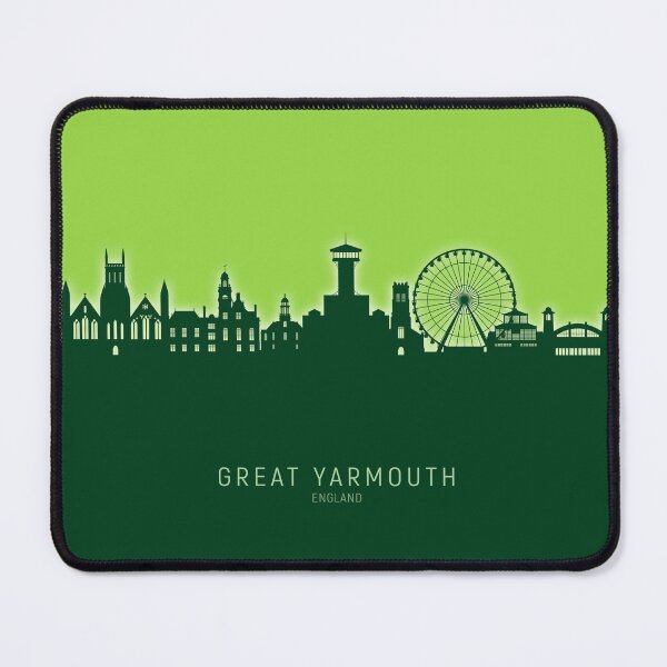 Item preview, Great Yarmouth England Skyline designed and sold by ArtPrints.