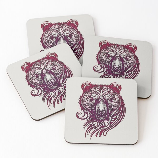 Item preview, Bear, Grizzly, Trees, Forest, Silhouette, Legendary Animals, Tribal, Art  designed and sold by nitty-gritty.