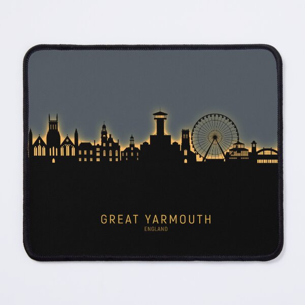 Item preview, Great Yarmouth England Skyline designed and sold by ArtPrints.