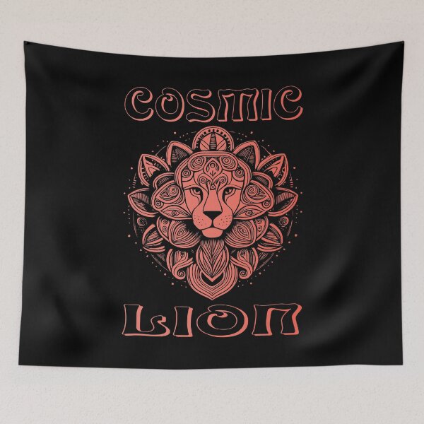 Item preview, Cosmic Lion - Salmon designed and sold by Soulemotion.
