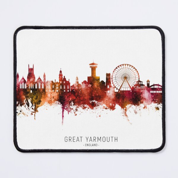 Item preview, Great Yarmouth England Skyline designed and sold by ArtPrints.