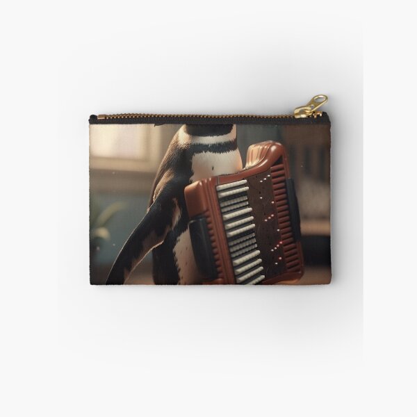 Item preview, penguin with accordion designed and sold by EdicionesJML.