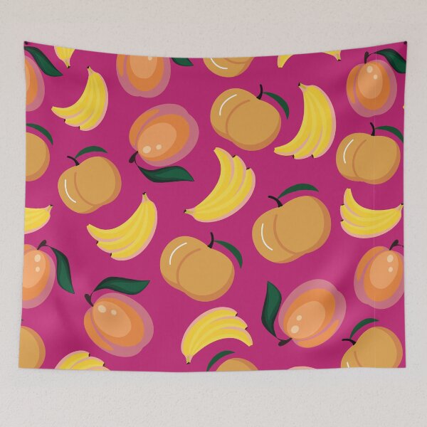 Item preview, Peaches and Bananas designed and sold by wowpatterns.