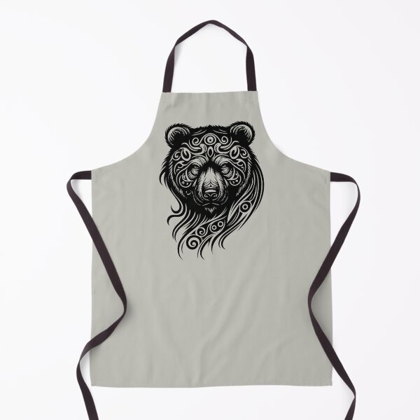 Item preview, Black, Bear, Grizzly, Silhouette, Legendary Animals, Tribal, Art designed and sold by nitty-gritty.