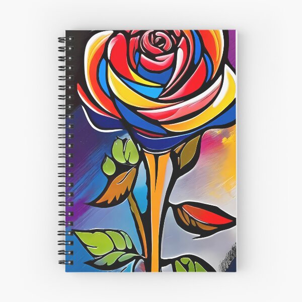 Item preview, rosa flor arte abstracto floral colorido brillante designed and sold by Pannyyy.
