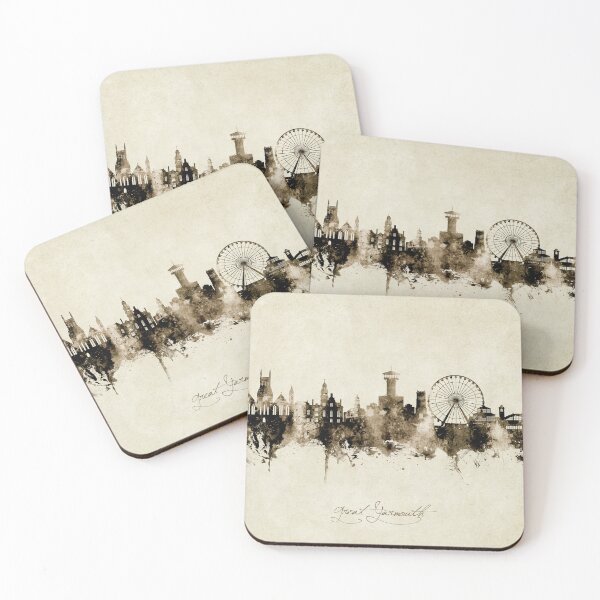 Item preview, Great Yarmouth England Skyline designed and sold by ArtPrints.