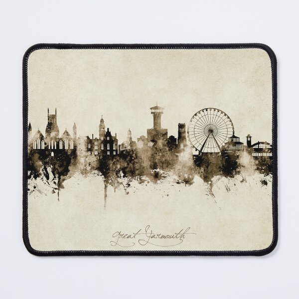 Item preview, Great Yarmouth England Skyline designed and sold by ArtPrints.
