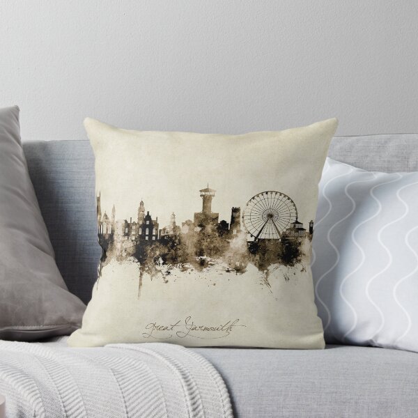 Item preview, Great Yarmouth England Skyline designed and sold by ArtPrints.