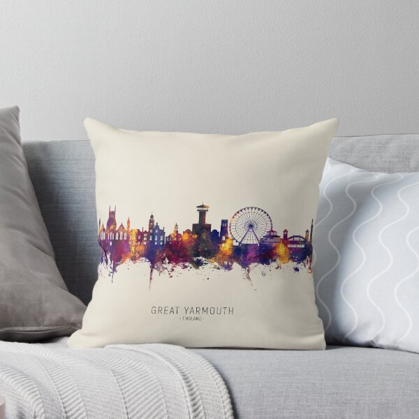 Item preview, Great Yarmouth England Skyline designed and sold by ArtPrints.