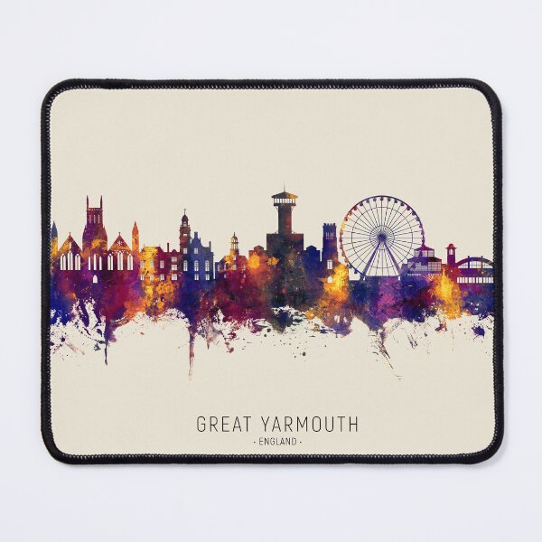 Item preview, Great Yarmouth England Skyline designed and sold by ArtPrints.