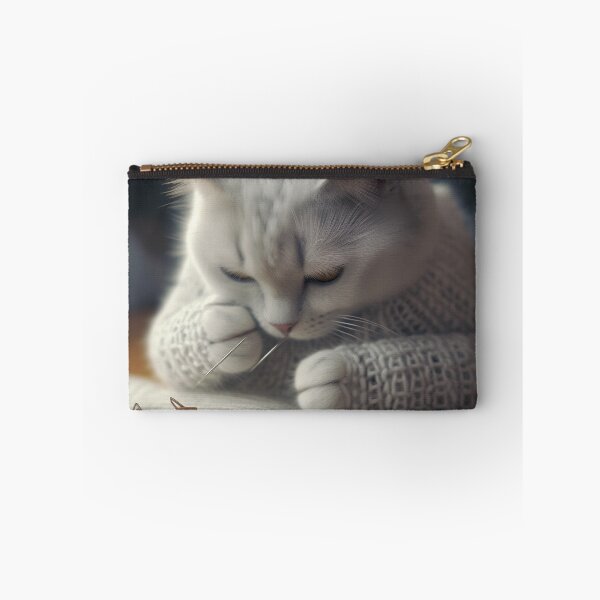 Item preview, knitting cat designed and sold by EdicionesJML.