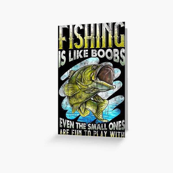 Dirty Fishing Greeting Cards for Sale