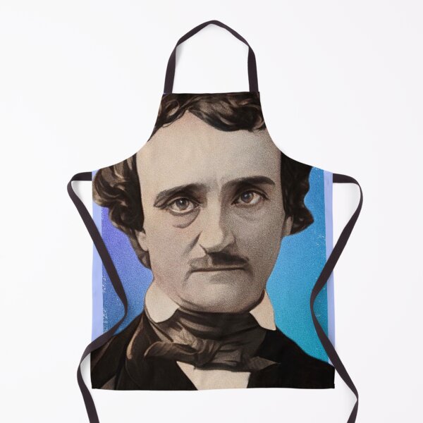 Item preview, American Writer Edgar Allan Poe - blue - illustration designed and sold by Litstoy.