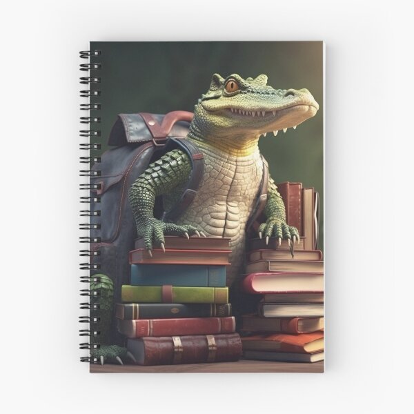 Item preview, crocodile goes to school designed and sold by EdicionesJML.