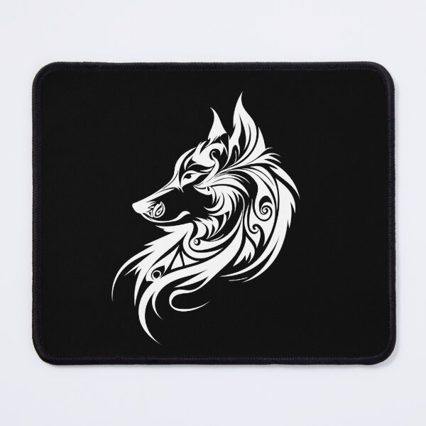 Item preview, Wolf Silhouette, Legendary Animals, Tribal Art designed and sold by nitty-gritty.