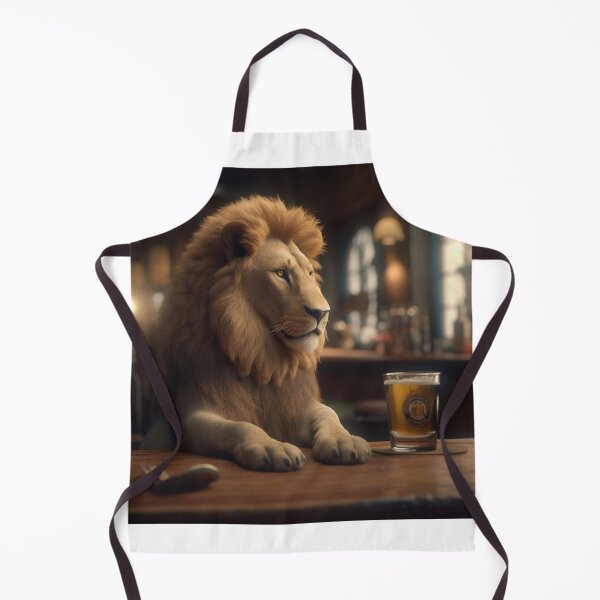 Item preview, a lion in a bar designed and sold by EdicionesJML.