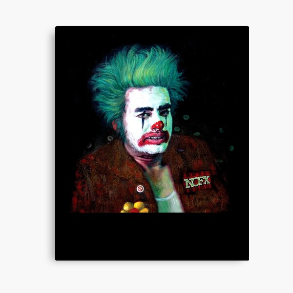 NOFX Cokie The Clown Album Cover Canvas Print