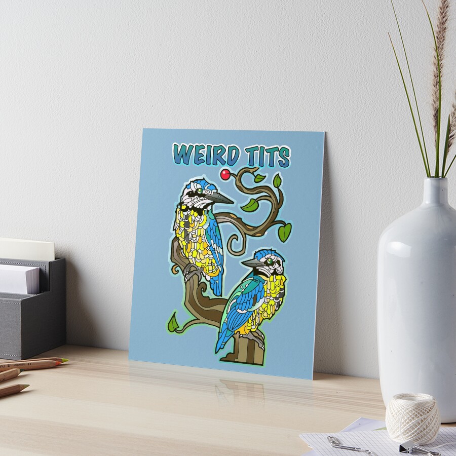 weird tits  Art Board Print for Sale by weilertsen |  Redbubble