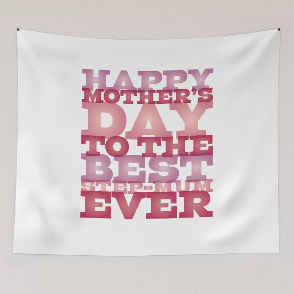 Item preview, Happy Mother's Day to the Best Step-mum ever - Mother's day card designed and sold by fatchairprint.