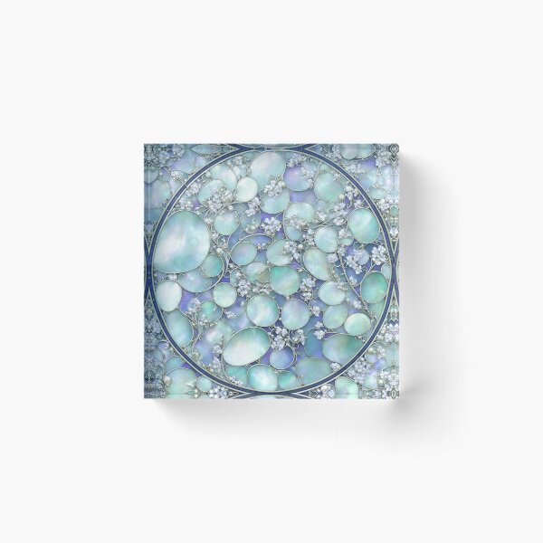 Item preview, Mother of pearl decorative inlay illustration designed and sold by ArtyBuys.