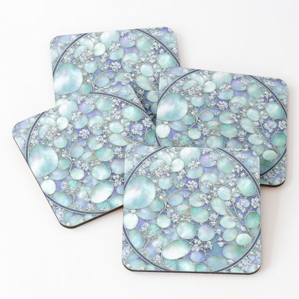 Item preview, Mother of pearl decorative inlay illustration designed and sold by ArtyBuys.