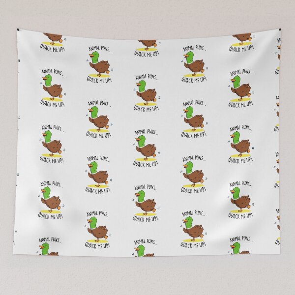Item preview, Animal Puns Quack Me Up Funny Duck Puns  designed and sold by punnybone.