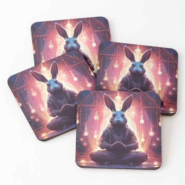 Item preview, Bunny with cosmo lights cyberpunk designed and sold by Russellcurtis.