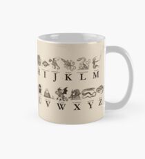 Sea Monster Alphabet Mug