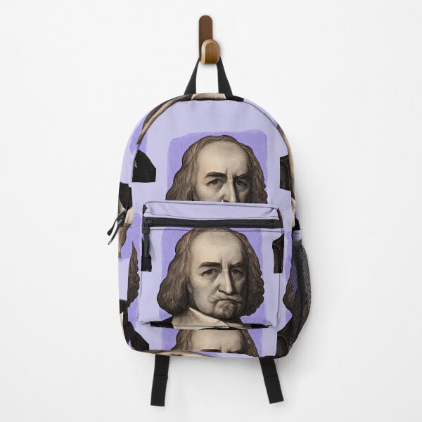 Item preview, English Philosopher Thomas Hobbes - purple - illustration  designed and sold by Litstoy.