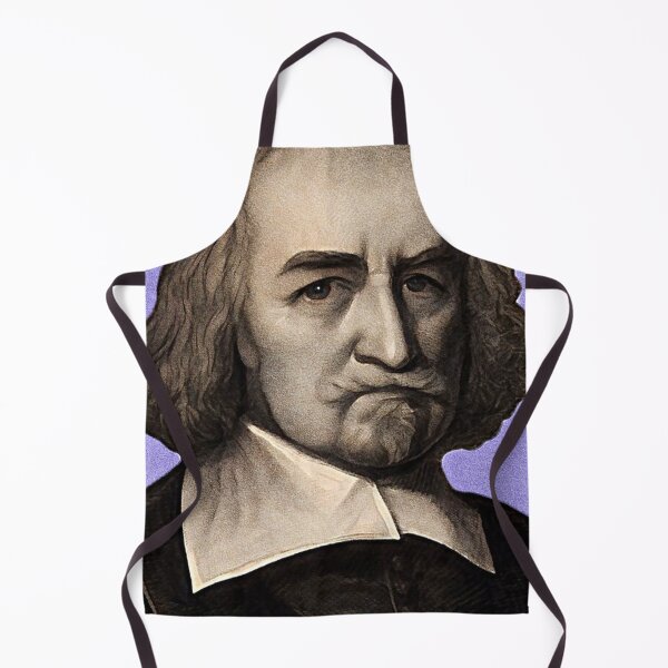 Item preview, English Philosopher Thomas Hobbes - purple - illustration designed and sold by Litstoy.