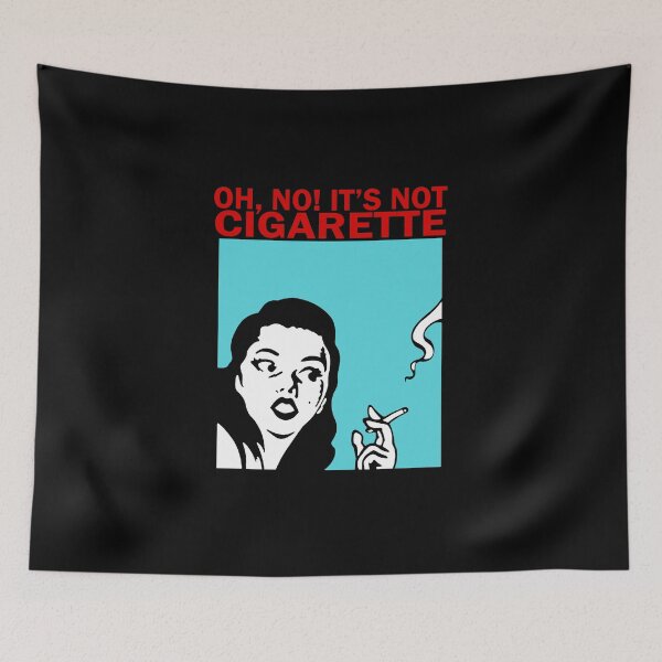 Aperçu de l'œuvre OH NO C'EST PAS CIGARETTE OPPA CORÉENNE créée et vendue par GeeklyShirts.