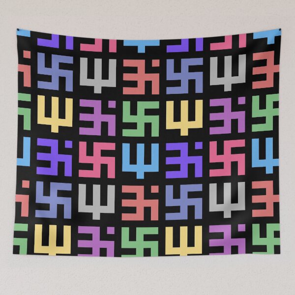 Item preview, Trishakti Pixel Pattern designed and sold by 8bitbaba.