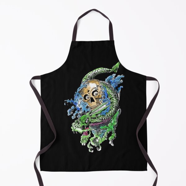 Item preview, Watercolour dragon and skull designed and sold by SilentlyRob668.