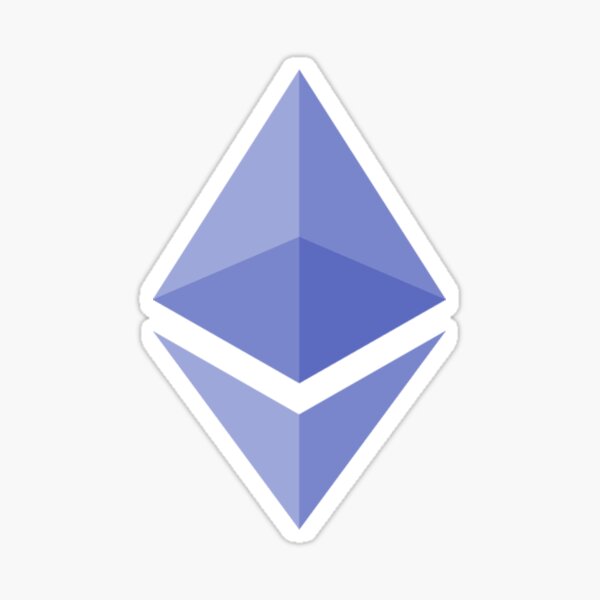 Ethereum Cryptocurrency Sticker
