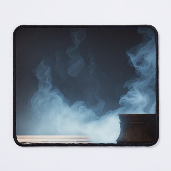 Item preview, Smokey pot on wooden table designed and sold by ArtyBuys.