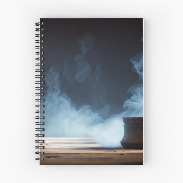 Item preview, Smokey pot on wooden table designed and sold by ArtyBuys.