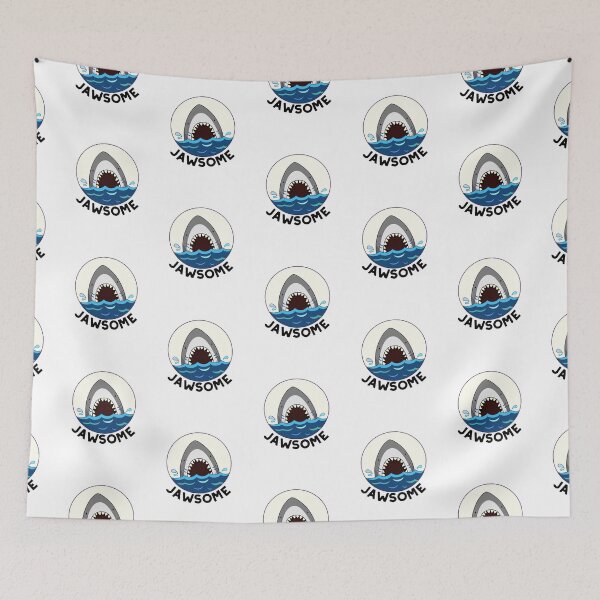 Item preview, Jawsome Funny Shark Puns  designed and sold by punnybone.