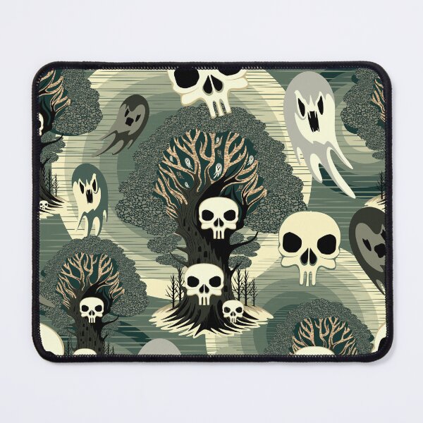 Item preview, Evil Spirits Tree with skulls and Ghosts designed and sold by BluedarkArt.